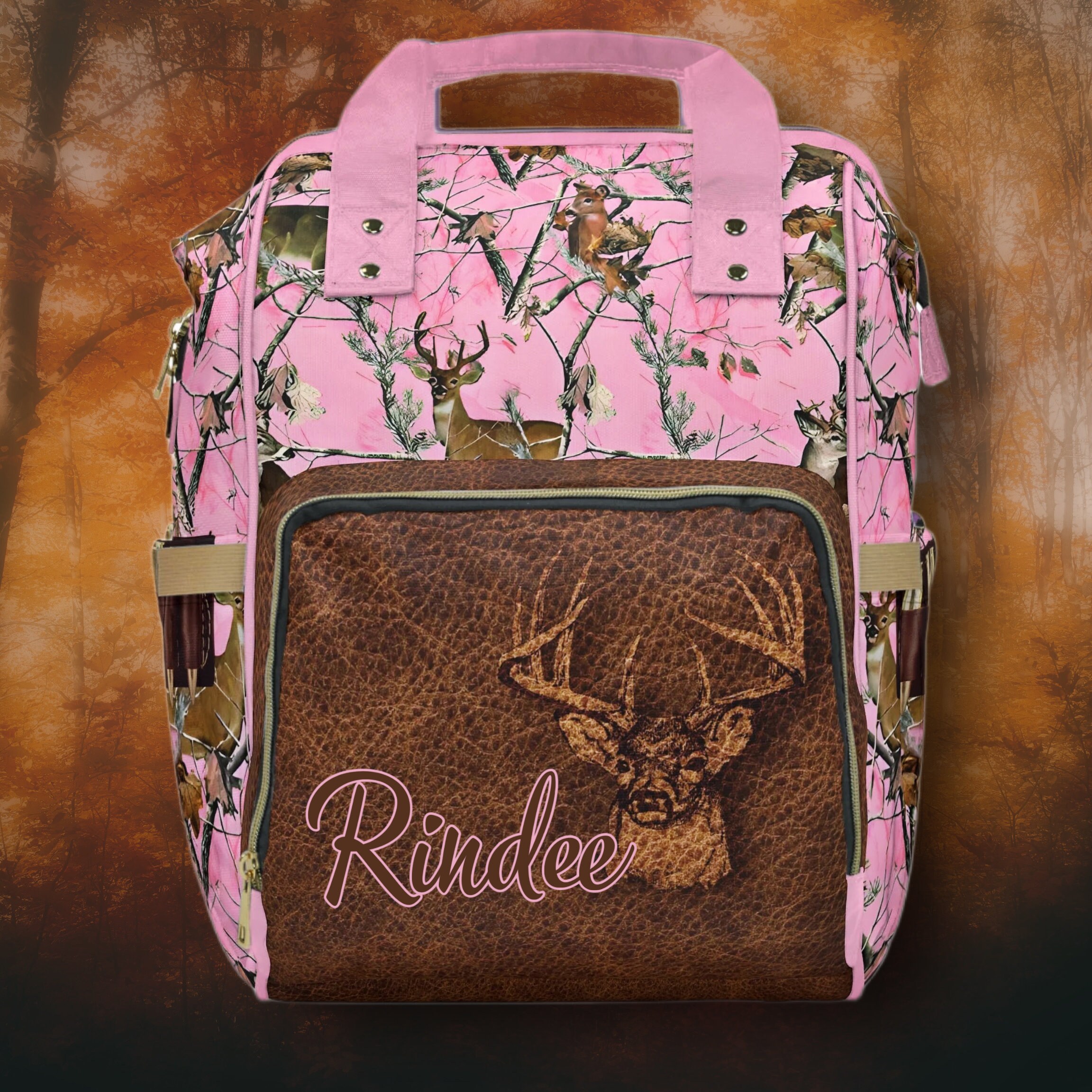 Pink Camo Diaper Bag Etsy