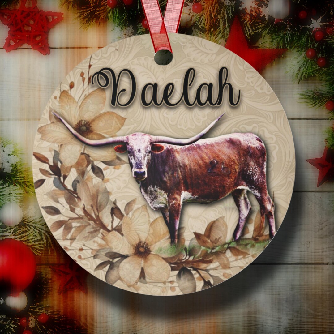 Beauregard the Bovine Longhorn Ornament main image 1