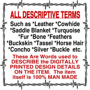 Personalized Western Backpack/Diaper Bag, DIGITALLY PRINTED Hair-on Cowhide & Carved Leather Design. Perfect Western Christmas or Baby Gift image 2
