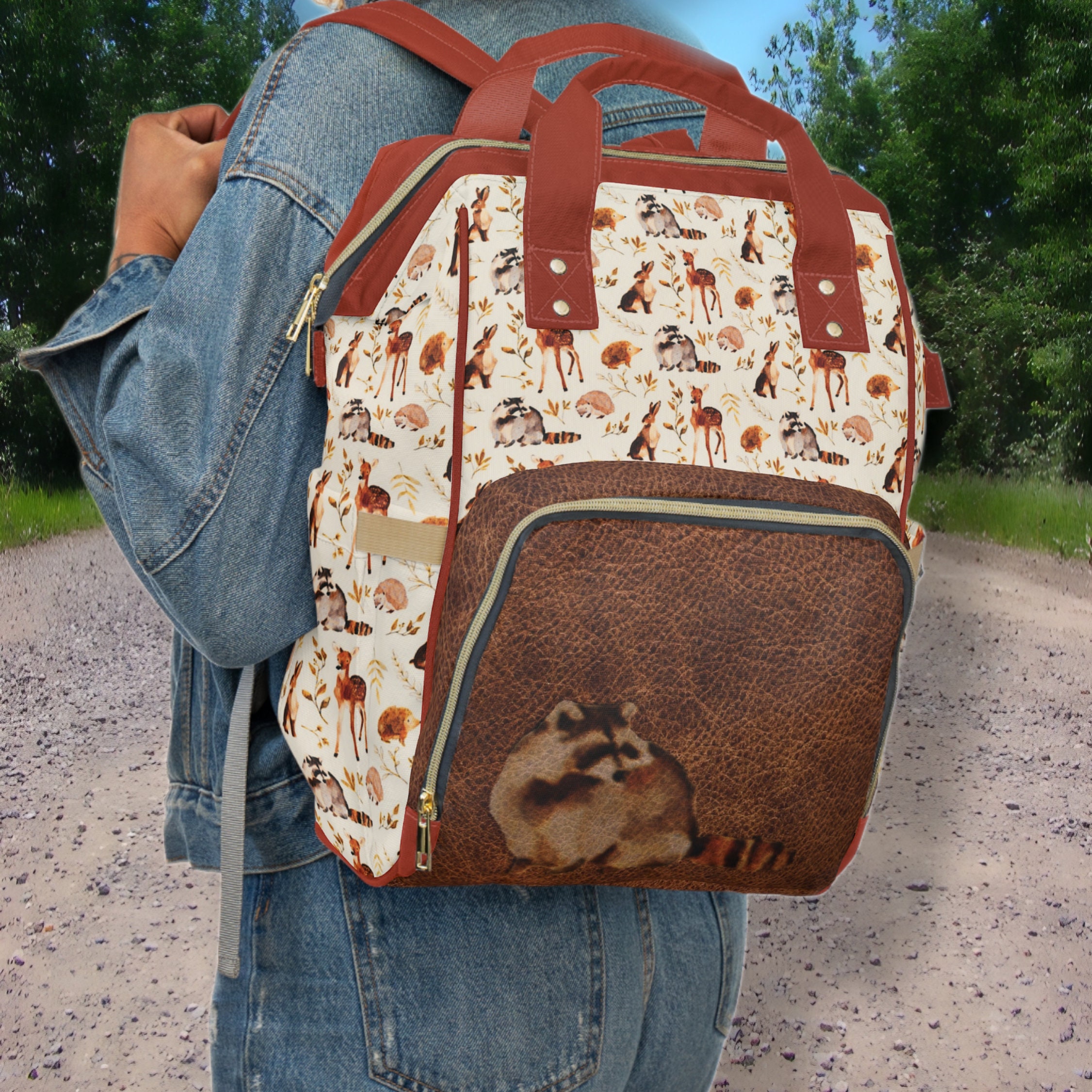 Cute Racoon Backpack PERSONALIZED Back to School Raccoon Backpack, Raccoon Book Bag ...