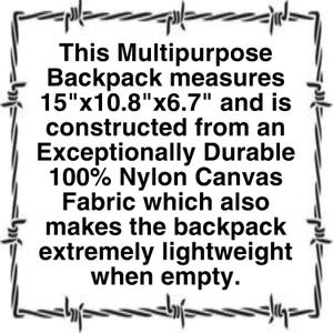 Personalized Western Backpack/Diaper Bag, DIGITALLY PRINTED Hair-on Cowhide & Carved Leather Design. Perfect Western Christmas or Baby Gift image 4