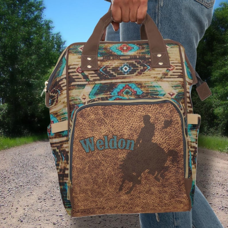PERSONALIZED Saddle Blanket Bronc Rider Western Multifunctional ...