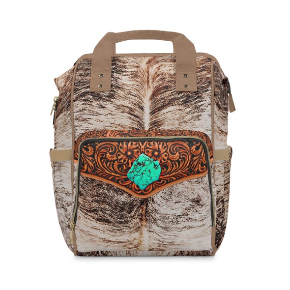 Cowhide baby bag sales