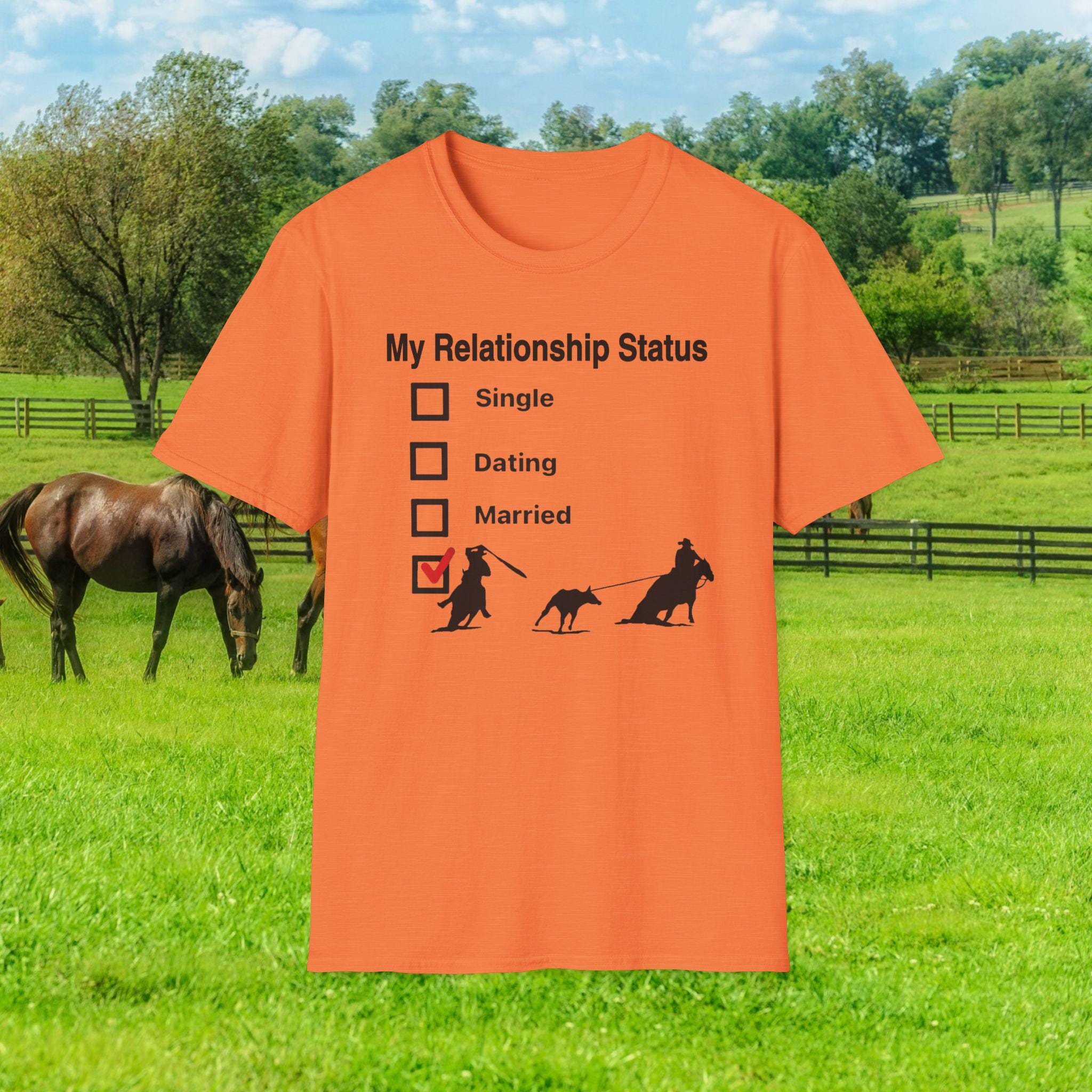 Team Roper Meme Funny Team Roper Meme T-shirt, Relationship Status Horse Lovers Tshirt ...