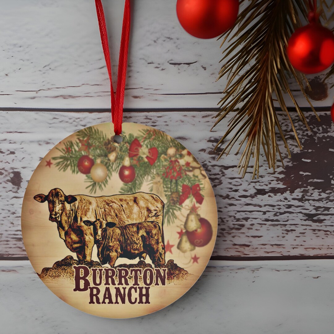 Angus The Cow Handmade Decoration main image 1