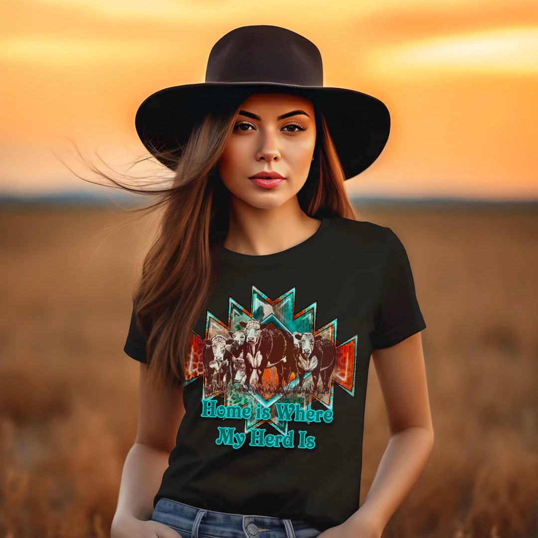 Funny Hereford Cattle Tshirt Birthday or Christmas Gift Shirt Etsy