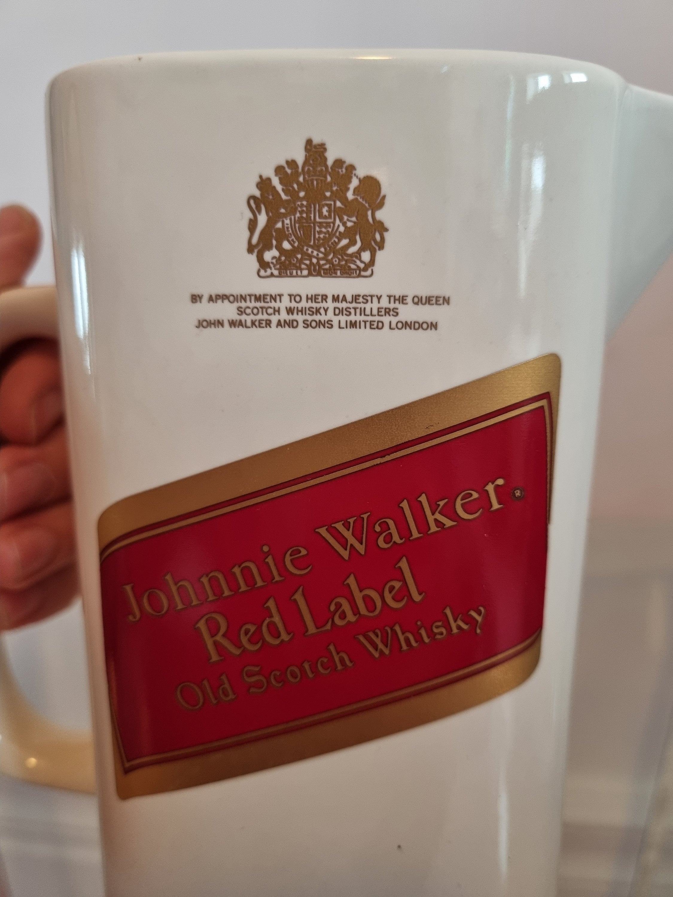 Johnnie Walker Red Label Whiskey, Pitcher, Johnnie Walker Whisky, Scottish Whiskey, Barware - Etsy