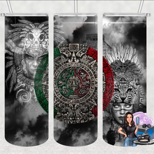 Aztek 20oz Sublimation Tumbler PNG
