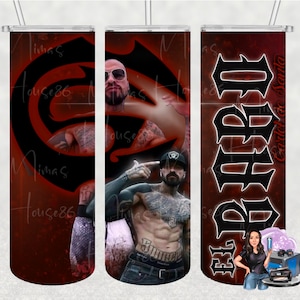 El Babo Cartel de Santa 20oz Sublimatie Tumbler PNG