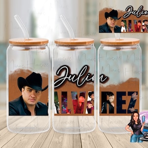 Julion Alvarez 16oz sublimation PNG