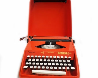 Riviera Typewriter Remington Sperry Rand Vintage Möbel