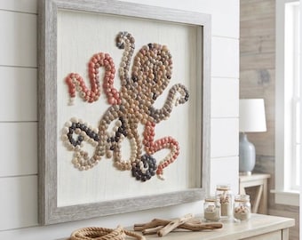 Octopus Shell Art Mosaic