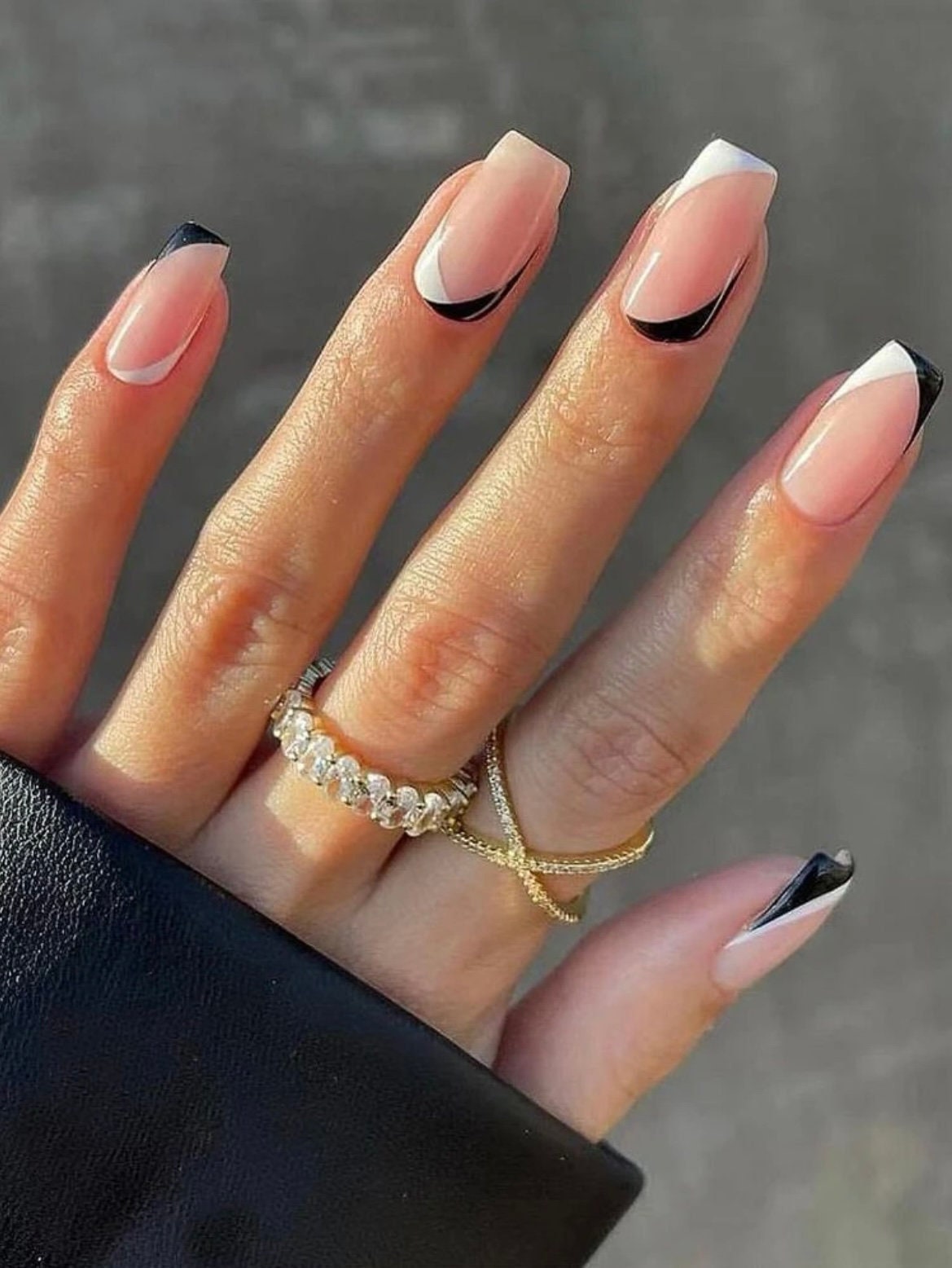 Black and White Nail Etsy UK