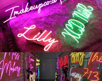 Custom Neon Sign LED Light | Neon Name Sign Art | Aesthetic Custom Neon Sign | Gift Name Neon Sign Mancave | Personalized LED Neon Sign