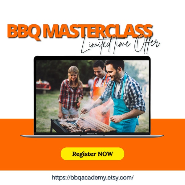 BBQ Masterclass Dad Gift - Chicken Ribs & hamburger Gift for Grill master Dad | reference books - be a Barbecue master Father with Tricks