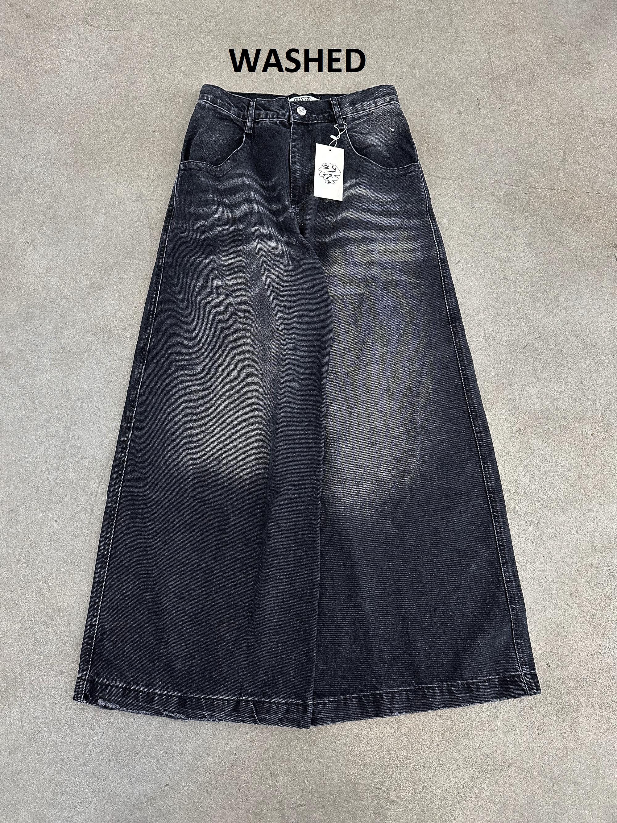 DND4DES Vintage Printed Flared Jeans | XANABUYSHOP