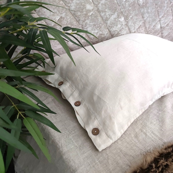 Linen Pillow Shams Etsy