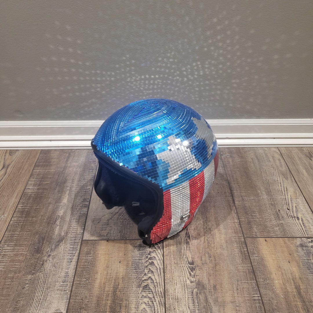 Custom Disco Ball Helmet Etsy