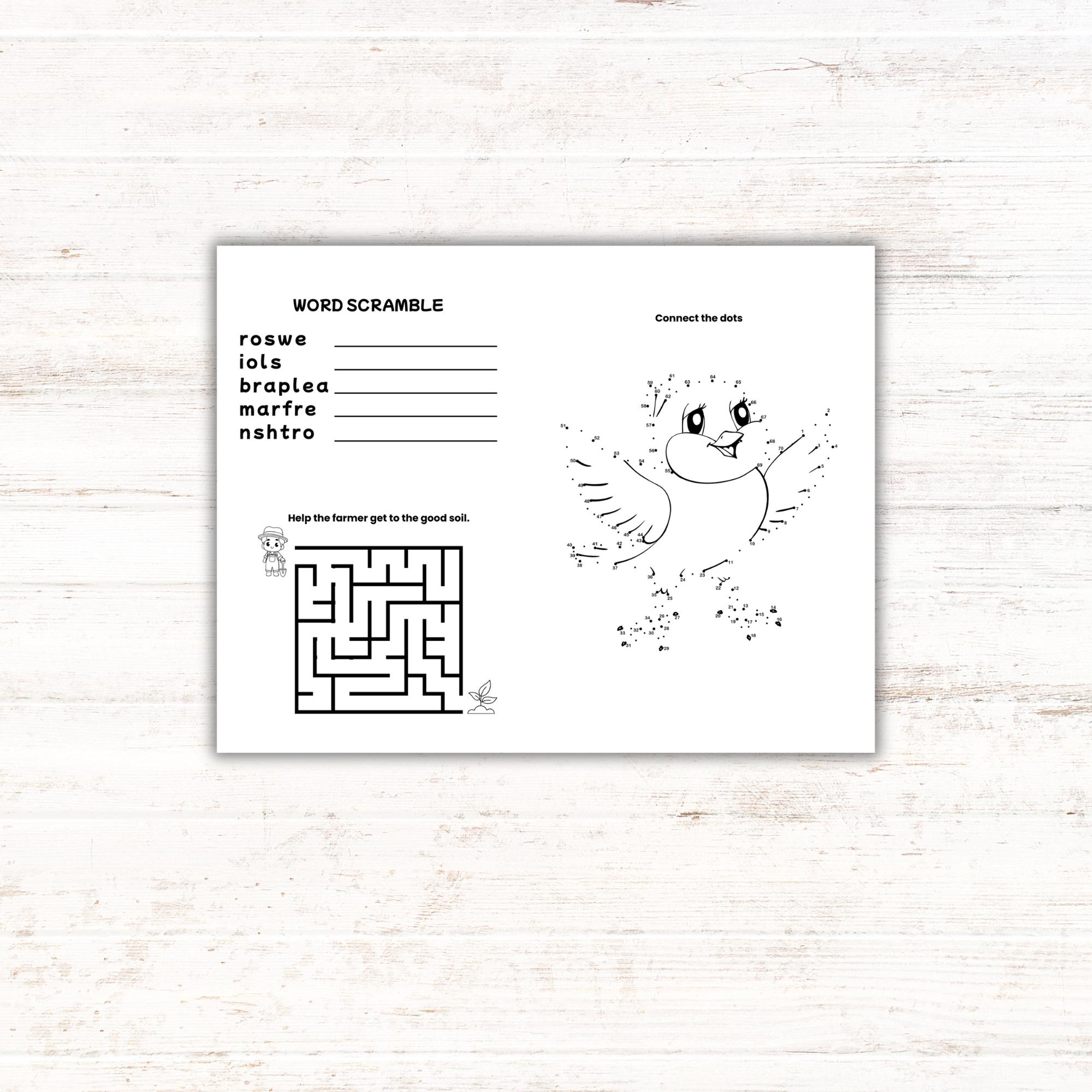 Parables Worksheet.pdf Parable of the Sower Bible Worksheets: Kids Sunday School (PDF Pattern ...