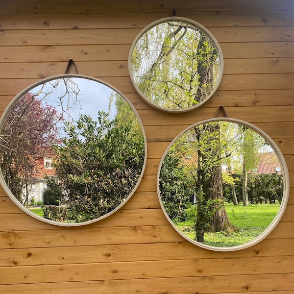 Miroir en bois