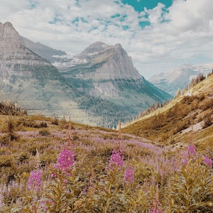 Going to the Sun Road, Glacier National Park, Montana, Landscape Photography, Digital Wallpaper, Travel