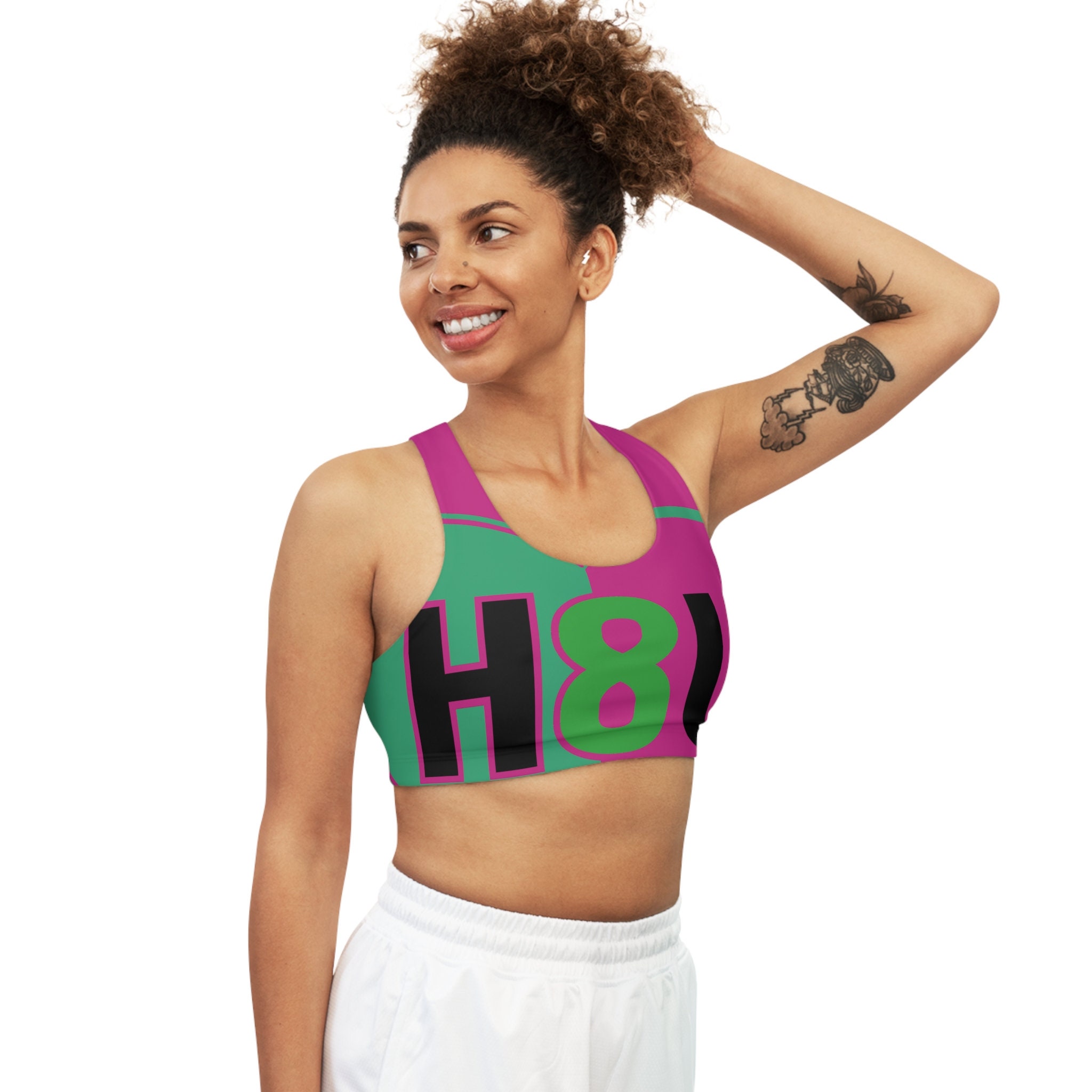 H8U, Seamless Sports Bra (AOP)
