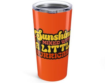 Sassy Sunshine Tumbler 20oz, Bright Drinkware, Fun Travel Cup, Colorful Water Bottle, Gift for Her, Summer Vibes Mug