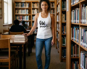 Ew People Tank Top, Funny Introvert Shirt, Sarcastic Graphic Tee, Social Anxiety Gift