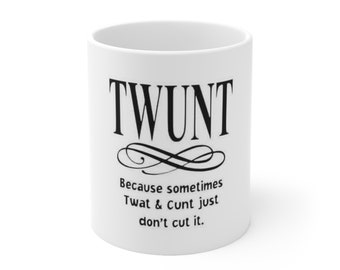 Twunt, ceramic mug