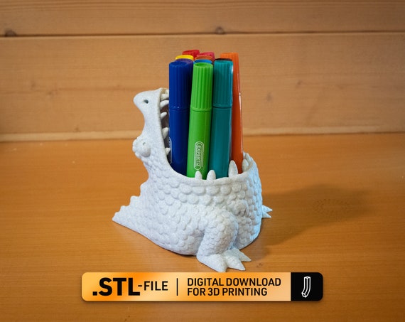 Pencil Case Stationery 3d, Pencil Case Dinosaur