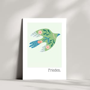 Card - Peace | Statement Card | Peace Dove | Postcard or Folding Card