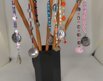 Palillos decorativos para el cabello