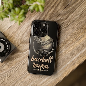 Baseball Mama Handytasche für iPhone 16 Pro 15 Max, 14 Plus, 13, 12, 11 Samsung Galaxy S24 S23 Fall Geschenk für Baseball Softball Couch Spieler