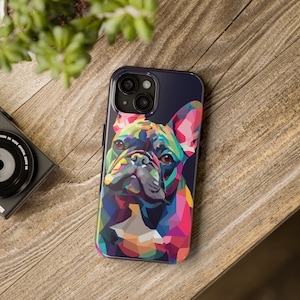 French Bulldog Dog phone case for iPhone 16 Pro 15 Max 14 Plus, 13, 12, 11 Samsung Galaxy S24 S23 Case Gift For Mom Dad French Bulldog Lover