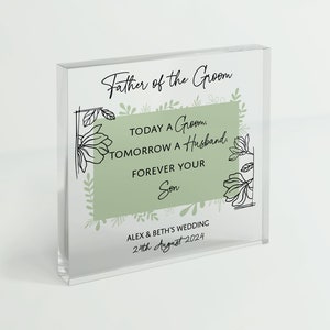 Father Wedding Favour Gift | Father of the Bride Father of the Groom Gift