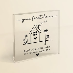 Your First Home Gift | Gifts for Your First Home | Personalised Names & Address