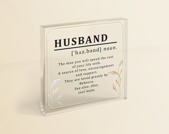 Husband Gift | Definition of a Husband Gift | Personalised Husband Gift with Gift Bag
