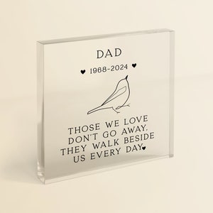 Dad Memorial Sympathy Gift | Loved One Memorial Keepsake Bereavement Gift
