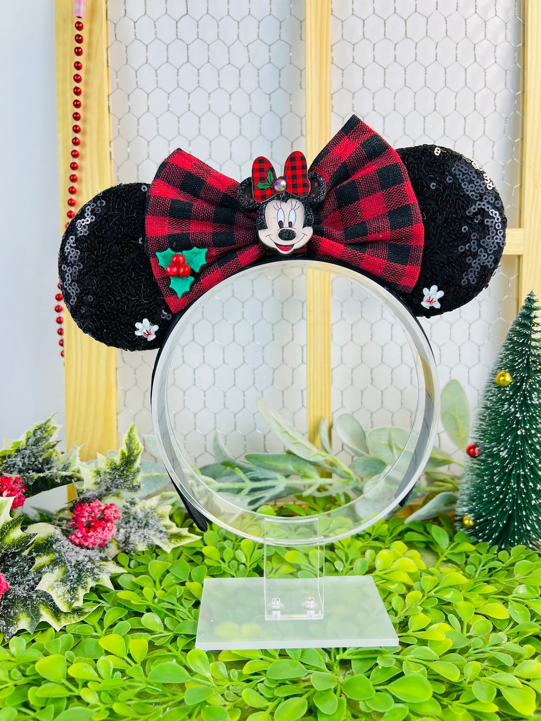 Mini mouse christmas ears
