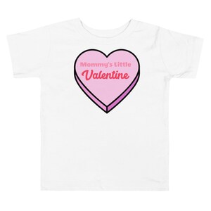 Mommy&#39;s Little Valentine Toddler Short Sleeve Tee