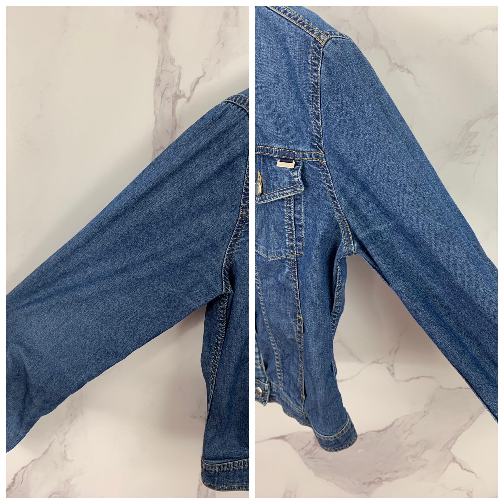 Escada Sport Denim Jacket Womens Size 36 Blue Casual
