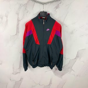 Vintage Nike Sports & Fitness Company Track Jacket - Size L - 90s Retro Sportswear