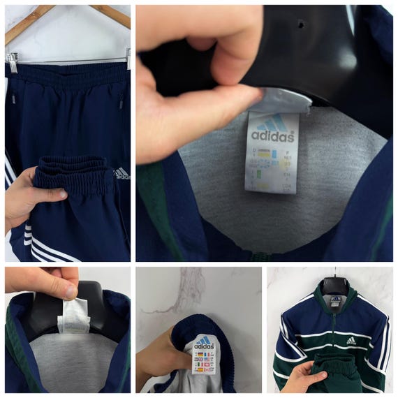 ヴィンテージ アディダス トラックスーツ セット：90年代レイブ