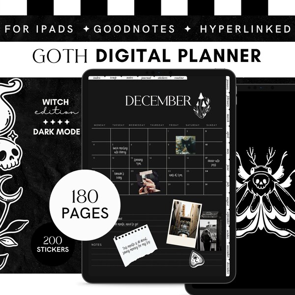 Goth Calendar 2025 Etsy