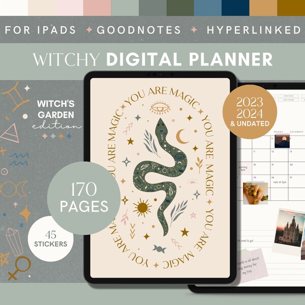 Witch Planner - Etsy