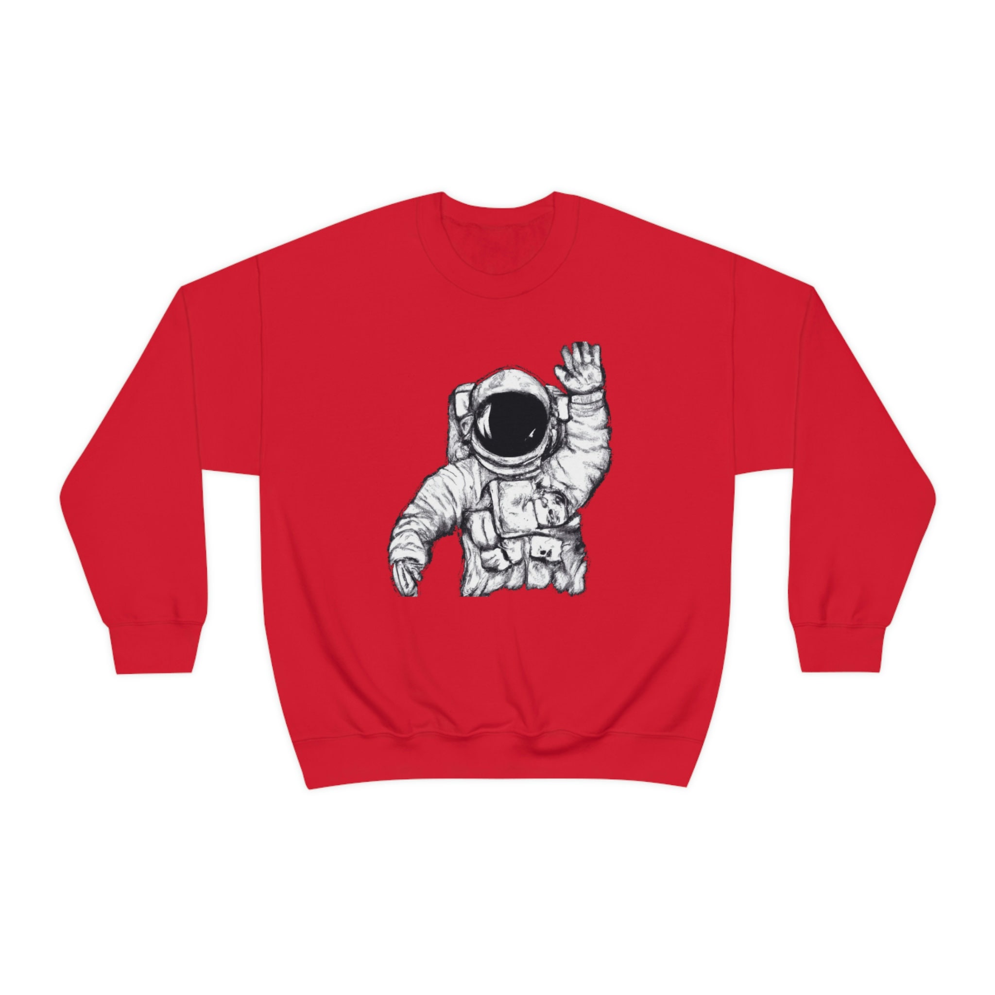 Out of This World Stay Cozy in Our Astronaut Sweatshirt Etsy Ireland