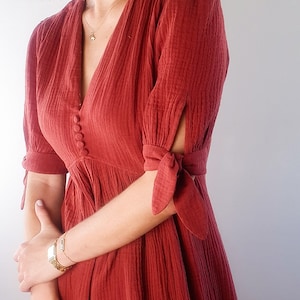 Pleiades Dress in Plaid Ivory main image 0