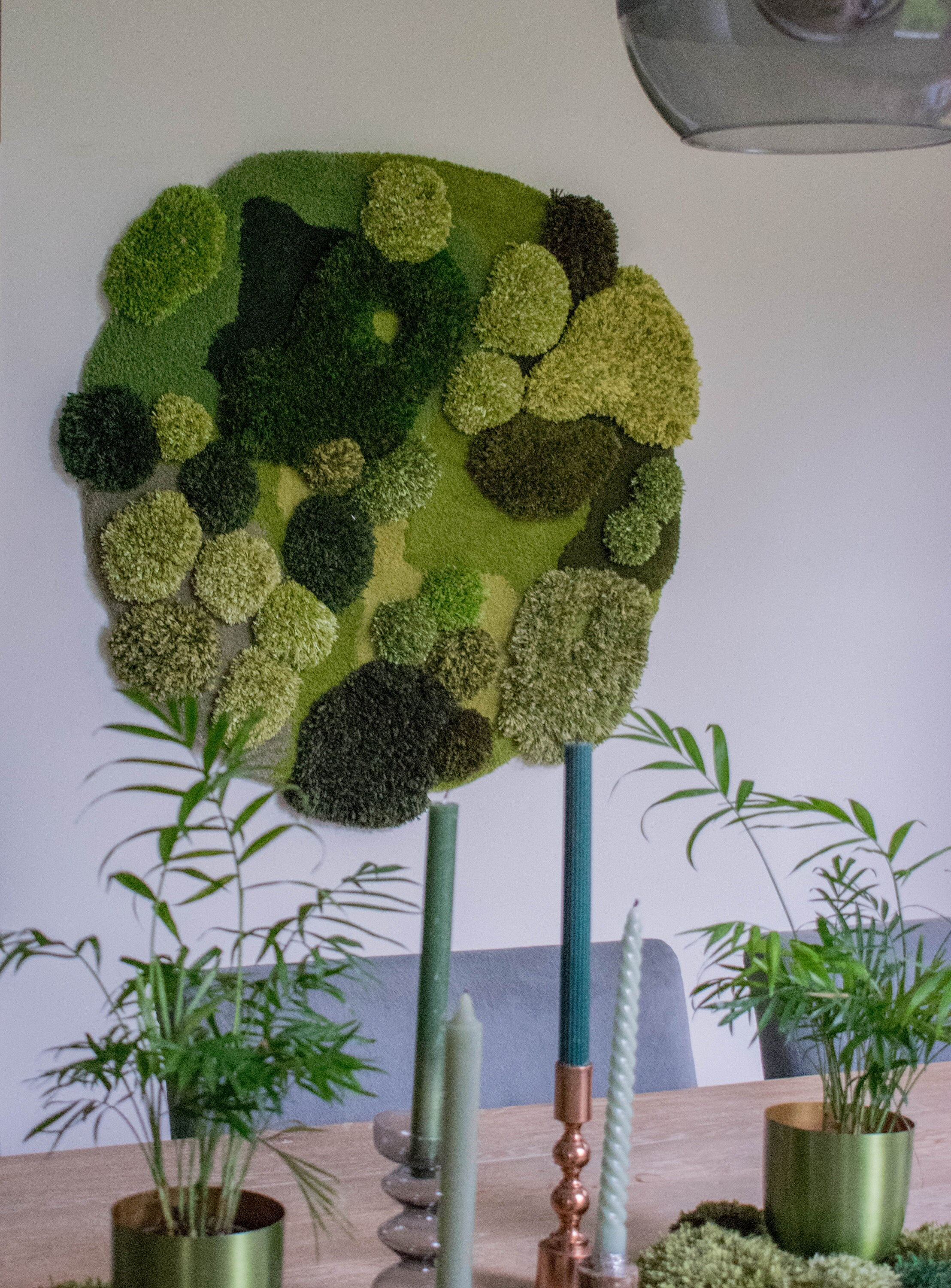 Handtufted Rug, Landscape Rug, Moss Rug, 3D Carpet, Forest Floor Tufted  Rug, Handmade Unique Area Rug