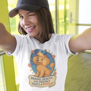 Poodle Pizzazz, Poodle Shirt, Poodle dog tee, Poodle mom shirt, poodle dad shirt, funny poodle shirt, poodle gift