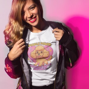 Poodle Power, Poodle Shirt, Poodle dog tee, Poodle mom shirt, poodle dad shirt, funny poodle shirt, poodle gift